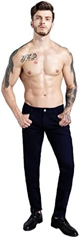 ZLZ Skinny's Slim Slim Fit נמתח מכנסי ג'ינס אופנה נוחה