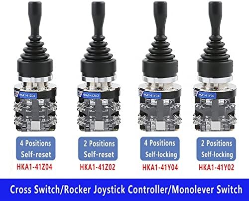 1 PCS Rocker Cross Switch Switch מתג ג'ויסטיק רגעי 2/4 עמדות 2 לא 4 לא סדרת נעילה עצמית של 30 ממ HKA1