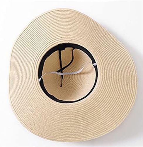 ZSEDP קיץ כובע שמש קשת סרט קשת פנמה כובעי חוף לנשים כובע תקליטון סומבררו