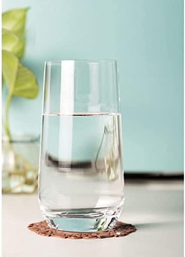 רזום זכוכית קנקן 2-חתיכה לשתות כוס סט משקפיים מחזיק שונים משקאות עבה ויציב בסיס גבוהה ברור קריסטל ברור