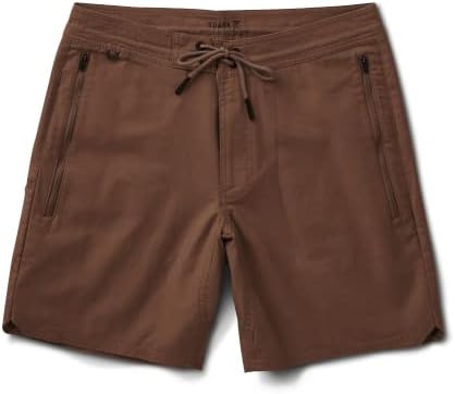 מכנסיים קצרים של Roark Mens Shorts 2.0, כיסים קדמיים גדולים ואוורור גב מושלם לנסיעות