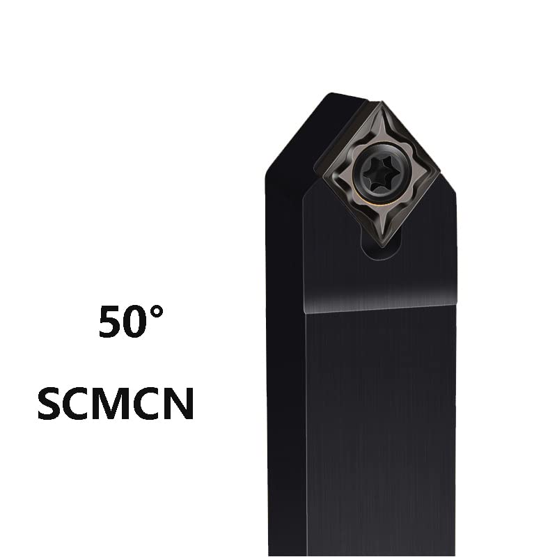 LiHaoping 1/2 ”SCMCN מחזה חיצוני מחזיק כלים מפנה 50 °/40 ° סוג בורג מיני CNC כלים לחיתוך מתכת השתמשו