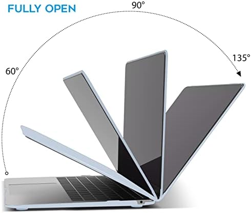 איבנצר תואם ל- 2022 2021 2020 MacBook Air 13 אינץ 'מארז M1 A2337 A2179 A1932, מארז מעטפת קשה מפלסטיק לתצוגה