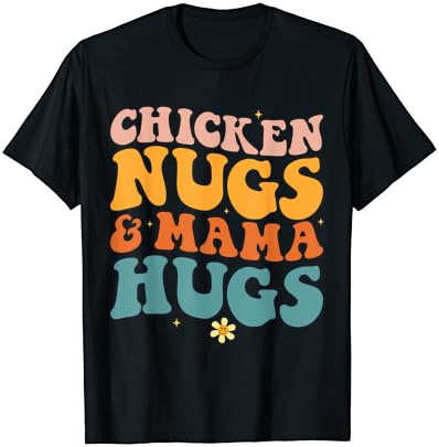עוף נאגס ואמא חיבוקים פעוט נאגטס בשלנים אוהבי חולצה