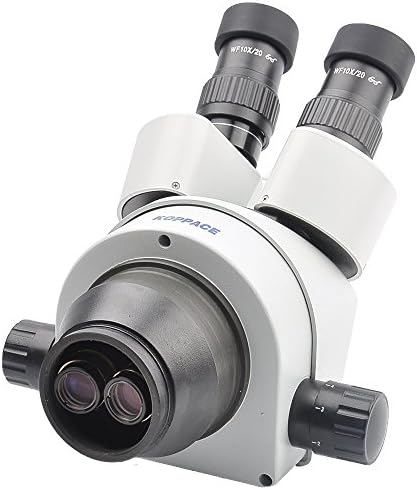 עדשת מיקרוסקופ סטריאו טרינוקולרי 7x-45x טרינו-סטריאו, מיקרוסקופ תעשייתי טרינוקולרי, ממשק מצלמת