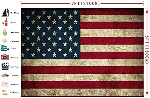 7 * 5 רגל אמריקאי דגל צילום רקע דגל אמריקאי רקע לילז יום העצמאות ותיקי יום חלקה ויניל בד תמונה סטודיו
