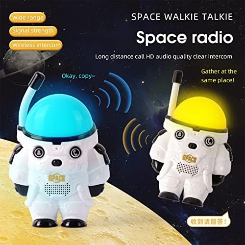 זוג חלל אסטרונאוט ילדי של אינטרפונים צעצועי הורה-ילד אינטראקציה מרחוק אינטרקום כף יד אינטרפונים, צעצוע יום