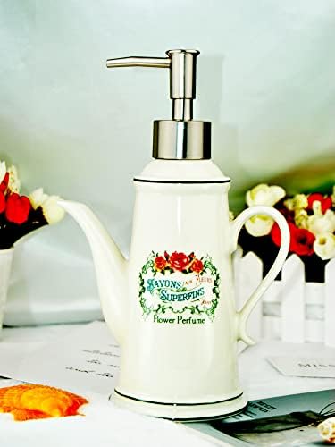 אמנות מקסימה קרמיקה סופרפינים פריז אייפל מגדל ורד עיצוב קומקום עיצוב אמבטיה קרם סבון פרח שמפו בושו
