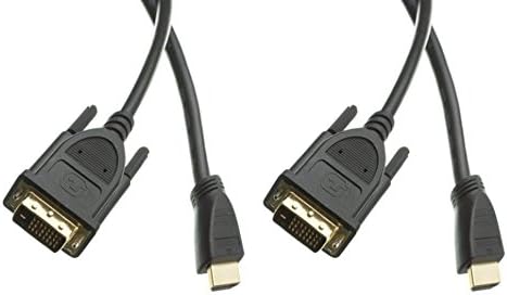 2 חבילה, 3 מטרים HDMI לכבל DVI, HDMI זכר לזכר DVI, CNE461828