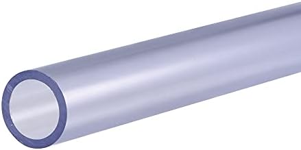 Meccanixity PVC צינור עגול קשיח 15 ממ מזהה 20 ממ OD 300 ממ שקיפות גבוהה לצינור מים, אקווריום, מיכל דגים