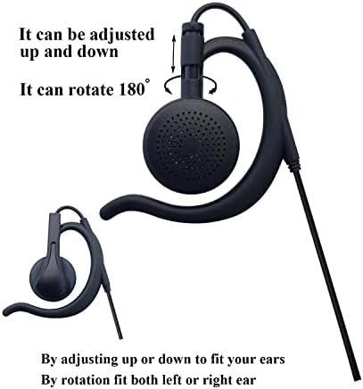 דו כיווני אוזניות רדיו Walkie Talkie Arepiece רעש אוזניות אבטחה שקופות למוטורולה CP2000 GP300 CLS1410 רדיו