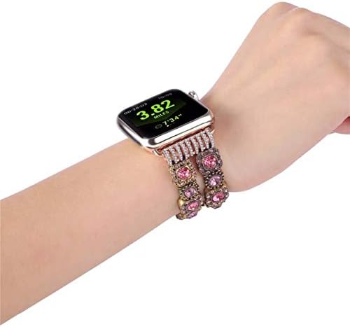 רצועת צפייה של נשות איניו לרצועת Apple Watch 41 ממ 45 ממ 38 ממ 40 ממ 42 ממ 44 ממ פס שורש כף היד