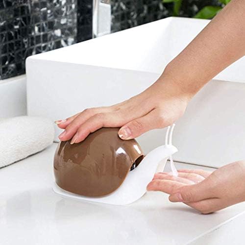 ZCXIYU SOAP מתקן 120 מל סבון סבון מקלחת ג'ל שמפו קרם קרם בקבוק מטבח אמבטיה ידנית חילזון צורה סבון סבון משאבה