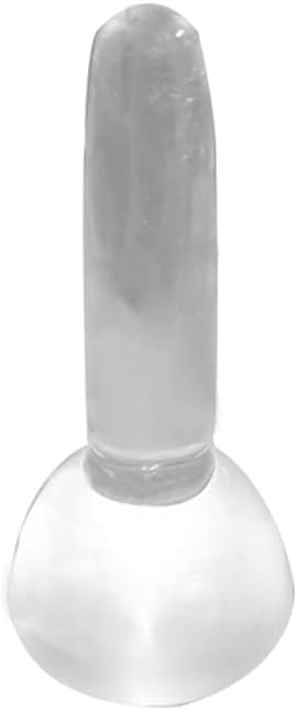 גביש זכוכית מולר 2.4 אינץ 'מוט טחינה קרצוף תחתון שטוח פטיש גלולת עלים לצביעת שמן טמפרטורה כלי