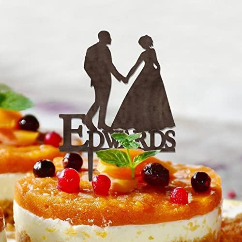 כפרי חתונה עוגת כיסויי עץ חום מותאם אישית המדינה לזוגות לחתונה אירוסין חתונה קישוטי חתונה מתנות