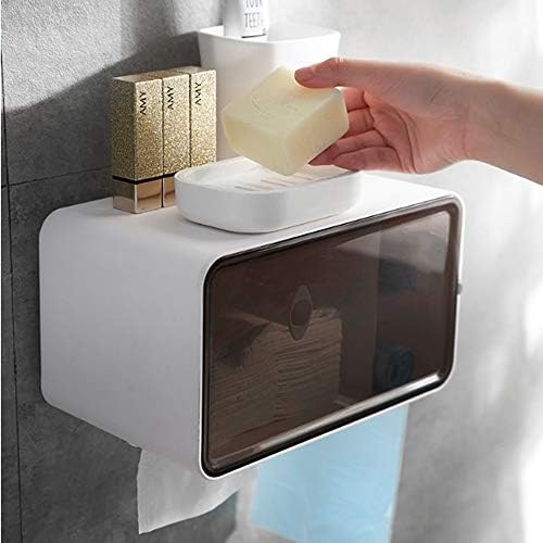 CDYD קיר יצירתי קופסת רקמות רכוב לחדר אמבטיה לילה עומדת שולחנות שולחנות אחסון נייר טואלט חבטות חינם 116/5000