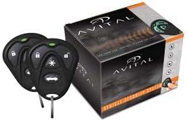 Avital 4105L מערכת התחלה מרחוק 1-כיוונית עם שלט 4 כפתורים