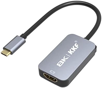 KKF USB C ל- HDMI 8K60Hz מתאם HDR, 8K@60Hz או כפול 4K או 4K@120Hz ALT פלט וידאו פלט, סוג C Thunderbolt
