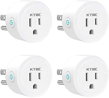 חכמים חכמים 4 חבילות, ktmc mini wifi outlet התואם ל- Alexa, Google Home, אין צורך ברכזת, שלט רחוק