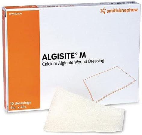 סמית 'ואחיינית אלגיזית M -calcium alginate רוטב 4 אינץ' x 4 אינץ ' - 10 ea