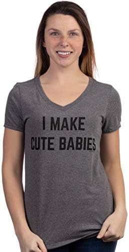 אני להפוך חמוד תינוקות / מצחיק חדש אמא אמא של אמא יום אמא הומור נשים של חולצה