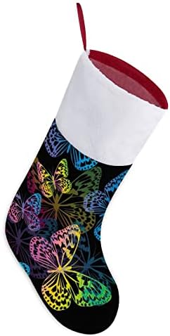פרפר חג המולד תלויים גרבי גרביים לעץ עץ חג המולד תפאורה ביתית