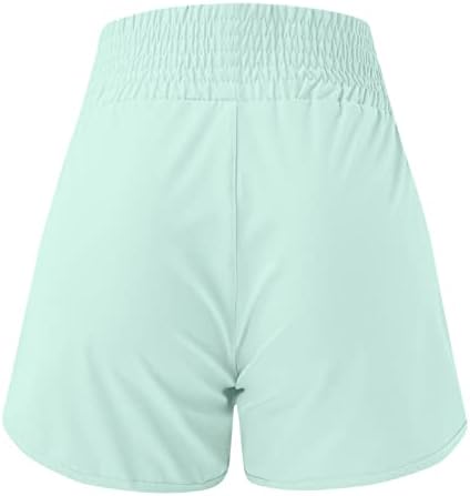 מכנסיים קצרים לנשים בקיץ מזדמן בקיץ גבוה טרקלין מותניים נוחות מכנסיים קצרים טניס כדורעף טיולים קצרים