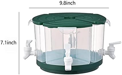 מתקן שתייה 4 תאים משקאות קומקום 360 מעלות חינם מסובב מתקן מיץ פלסטיק נשלף עם דליפה ללא דליפות