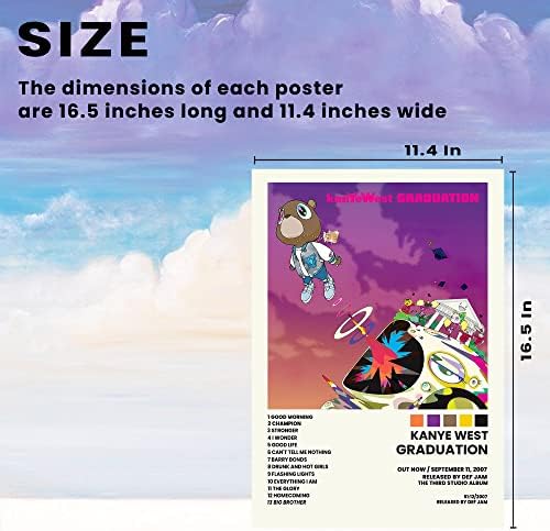 לורקי פופ זמרים פוסטר דקור-אמנות מאוורר דקור-ללא מסגרת הדפסת אלבום פוסטר-8 יחידות, 11.5 איקס 16.5