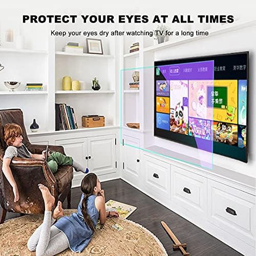 Kelunis אנטי-גלגול/אנטי כחול אור/אנטי שריטה טלוויזיה מגן על סרט מגן, מקלה על עייפות עיניים, עבור