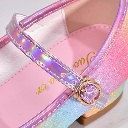 ילדי נעליים עם יהלומים מבריק סנדלי נסיכת נעלי קשת גבוהה עקבים להראות נסיכת נעלי מרי ג ' יין נעלי עבור בנות