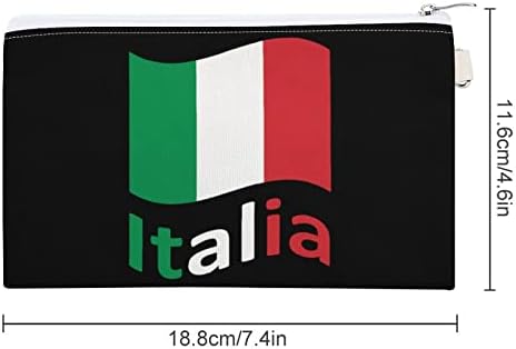 איטליה איטליה איטלקי דגל קטן בד מטבע ארנק ארגונית רוכסן שינוי פאוץ חמוד ארנק איפור תיק