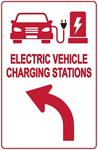 שלט תחנת טעינה של רכב חשמלי-כיוון לתחנת טעינה EV, עיצוב חי בתוספת הגנה על UV כדי להימשך זמן רב יותר, נטול