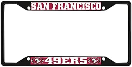 Fanmats 31372 סן פרנסיסקו 49ers מסגרת לוחית מתכת