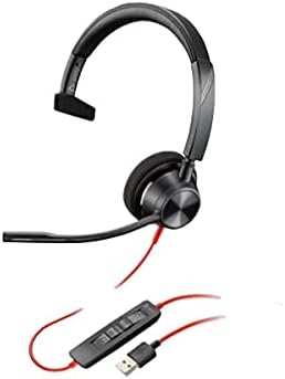 פלנטרוניקס-בלקווייר 3310-אוזניות אוזניים בודדות עם מיקרופון בום-יו אס בי-איי לחיבור למחשב האישי שלך ו/או מק -