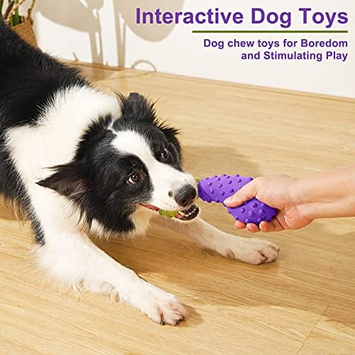 פטסטה חורק כלב צעצועי עבור אגרסיבי לעיס גדול בינוני קטן גזע כלב, קשה עמיד כלב ללעוס צעצועי עם שאינו רעיל טבעי