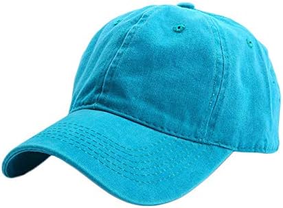 בציר כותנה שטף במצוקה כובעי נמוך פרופיל אבא כובע מתכוונן קלאסי פולו סגנון בייסבול כובע