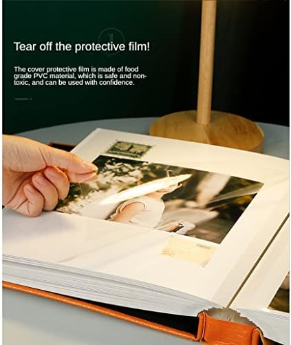אלבום דבק עור kfjbx תמונה 10x15 קיבולת גדולה בעבודת יד אלבום DIY אלבום ספרות יצירתית תצלום עיצוב 500 תמונות