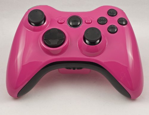 Gloss Pink/Black Xbox 360 Controller Condit