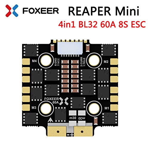 Reaper Mini 60a 4in1 20x20mm Esc Blheli32 3-8S גרסת רב-מברשת גרסת Lipo Blhelisuite32 לחלקים של ערכת מירוץ