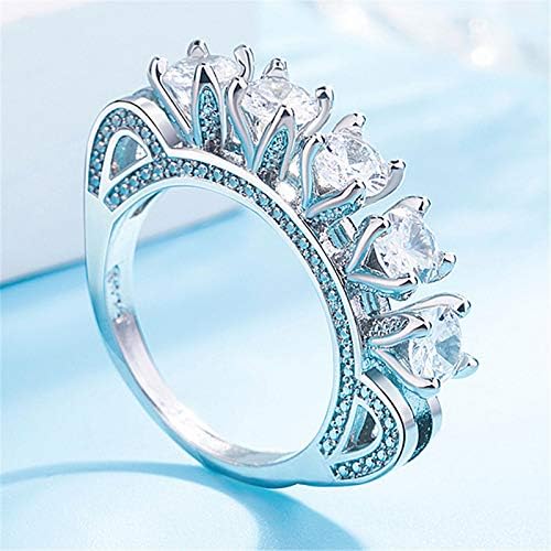 2023 חדש משובץ אופנה אישיות זירקון טבעת אירוסין תכשיטי נשים של טבעת טבעת נשים של טבעת טבעות חרדה