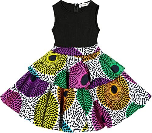 בנות אפריקאי הדפסת שמלת אנקרה סגנון שמלות