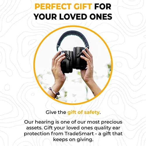 Tradesmart ללא תחרות NRR 28 יריות אוזניים משקפיים אופציונליים - מתנה ייחודית לכולם מעריצים, ציוד חובה