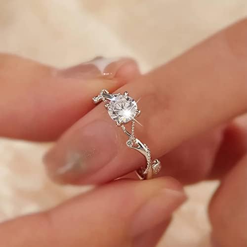 תכשיטים לאופנת נוער זירקוניה בלינג טבעת יהלום טבעת נישואין