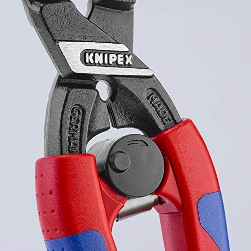 Knipex - 7112200 כלים 71 12 200, נוחות אחיזת מנוף מנוף גבוה עם מנעול פתיחה ואביב