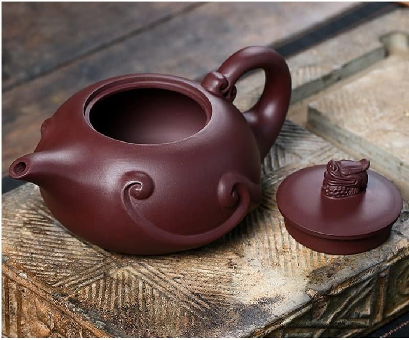 וולנוטה תה סיני קיבולת קיבולת סיר חרס סגול קומקום תה מטבח אוכל בר גן ביתי