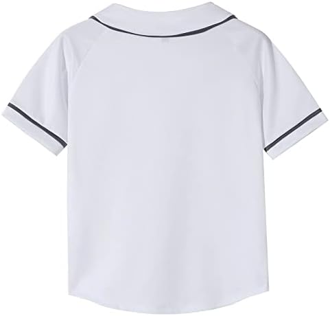 תינוק בריא ילדים בייסבול ג ' רזי כפתור למטה היפ הופ אישית ספורט חולצות חולצות עבור בני בנות