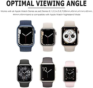 Jodensilk iwatch Stand Silicone טעינה טעינה אביזרי מחזיק עגינה לסדרת Apple Watch Ultra/8/SE2/7/6/5/4/3/2/1/SE,