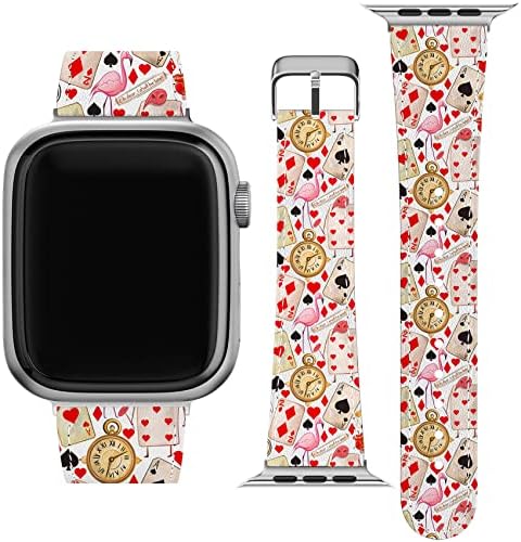 להקת שורש כף היד Cavka החלפת Apple Watch Series 7/6/5/4/3/2/1/SE רצועת החלפת מסיבת תה פלא