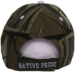 זאב גאווה אמריקאי אינדיאני ב לוכד חלומות הסוואה כובע הודי 3 כובע אמברו